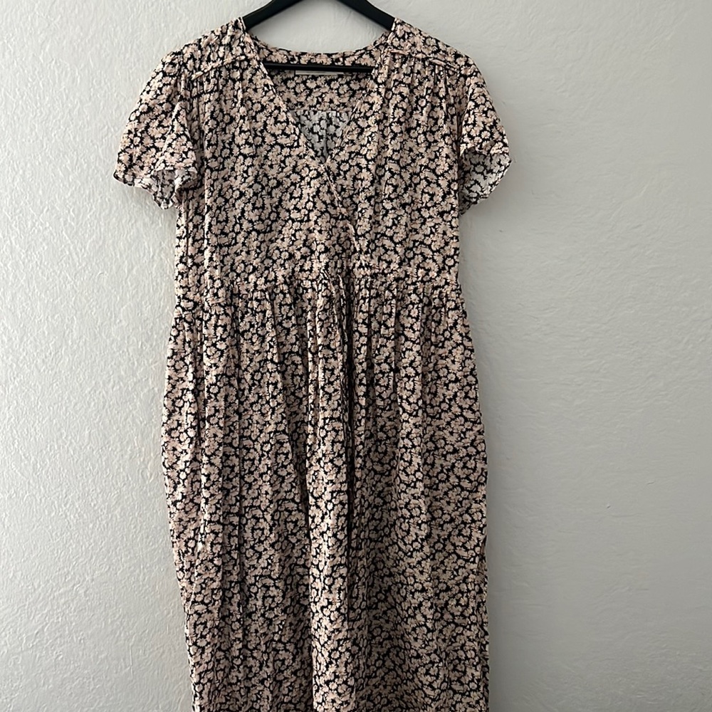 Dawn Dress in Chamomile Noir